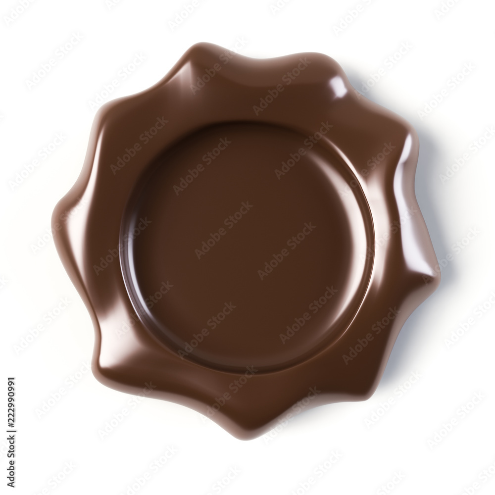 チョコレートのシーリングスタンプのイラストcg Stock Illustration Adobe Stock