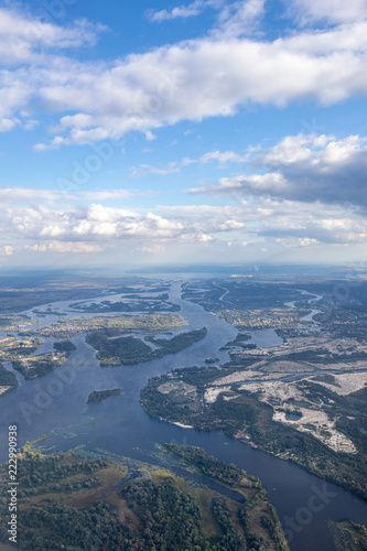 Aerial View Earth Landscape From Plane. © A_Skorobogatova