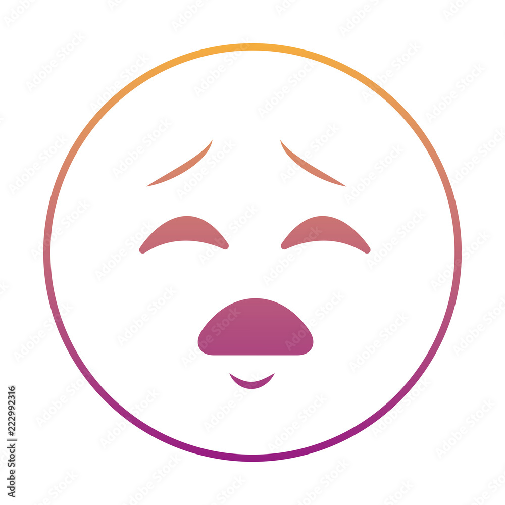 Worried chat emoticon rainbow lines Worried chat emoticon rainbow lines