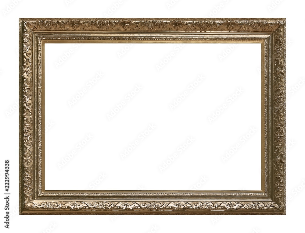 Golden frame for paintings, mirrors or photo Golden frame for paintings, mirrors or photo