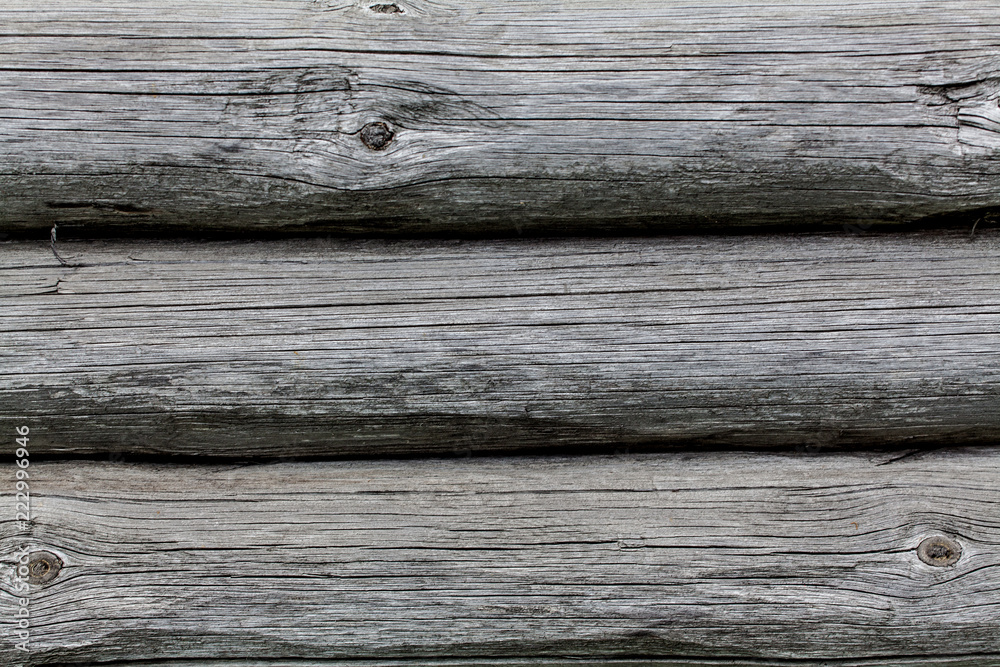 Wooden texture of round logs gray grunge texture Wooden texture of round logs gray grunge texture