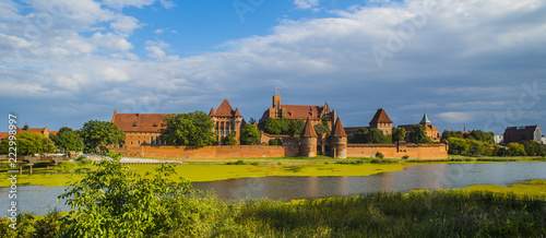 Malbork Castle , Poland. said to be the largest castle in Europe © Tony Martin Long
