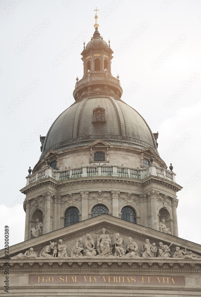 St. Stephen Basilica dome detail - Budapest - Hungary