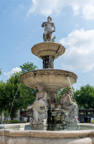 Danubius fountain - Budapest - Hungary