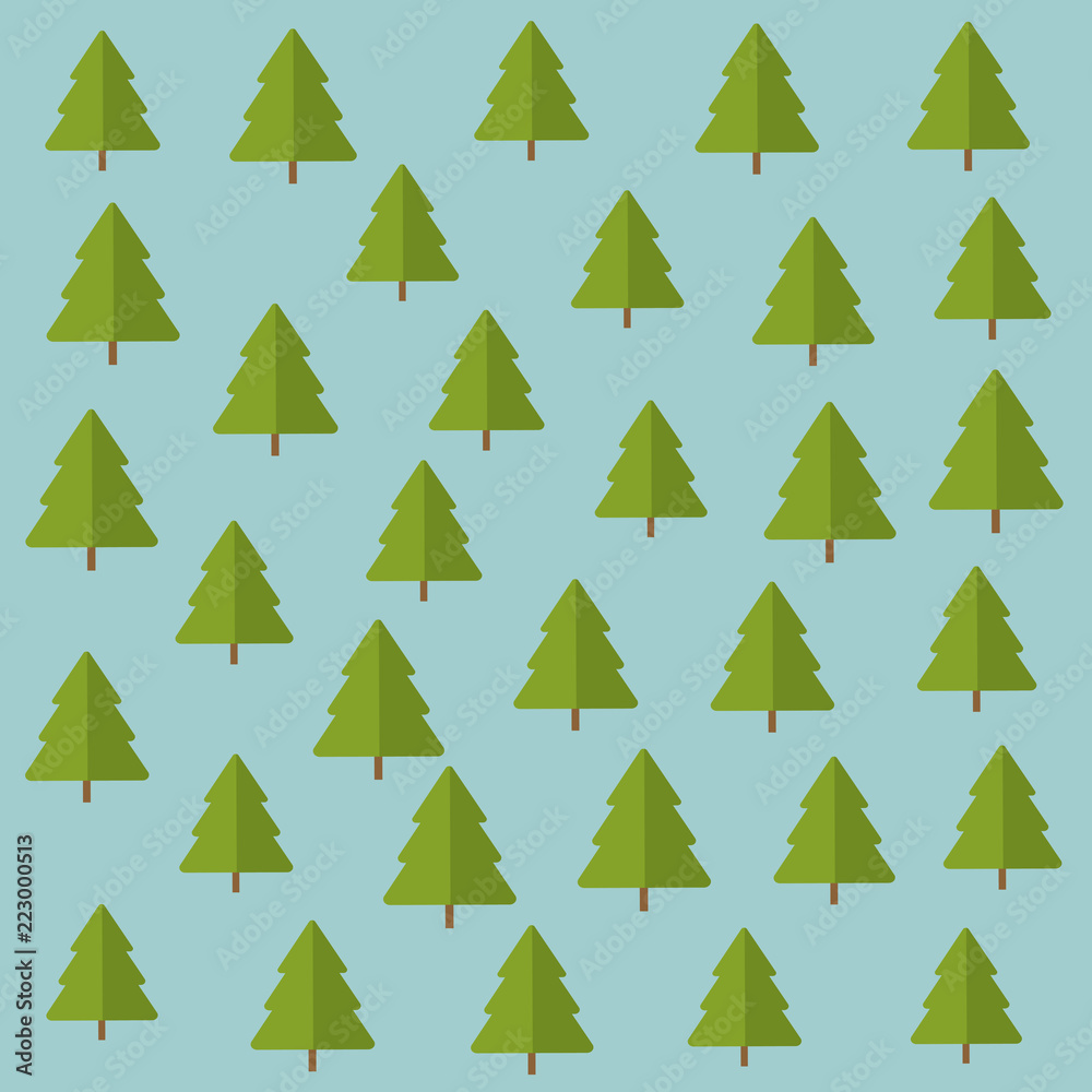 Tree pines pattern background Tree pines pattern background