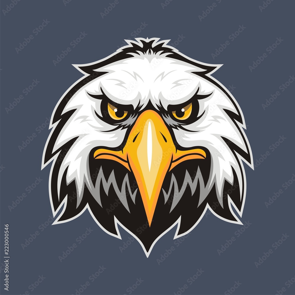 Fototapeta premium Mascot Head of an Eagle 