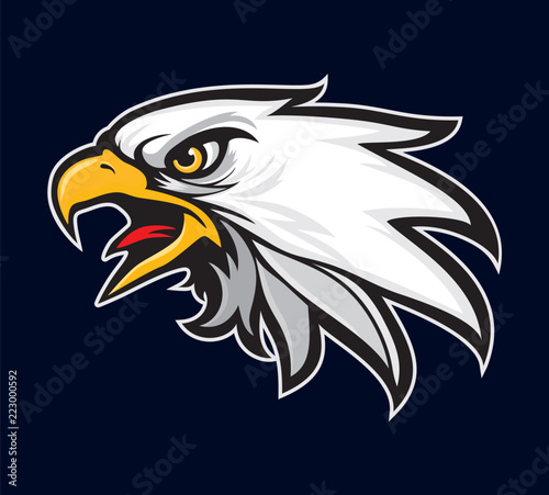 Mascot Head of an Eagle 