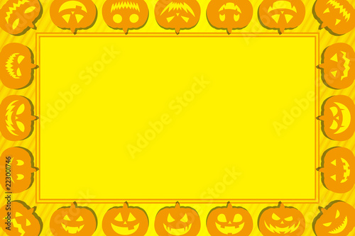 背景素材,グリーティングカード,フォトフレーム,ハロウィン,お化けかぼちゃ,ランタン,仮装パーティー