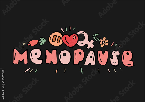 Menopause Lettering Image