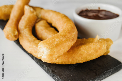 Churros con Chocolate Porras Spain