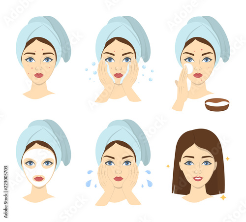 How to apply face mask instrustion for women