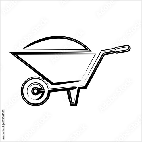 Wheelbarrow Cart, Wheelbarrow