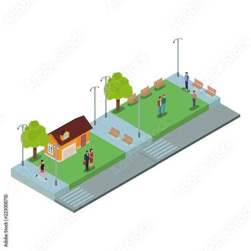 People at home