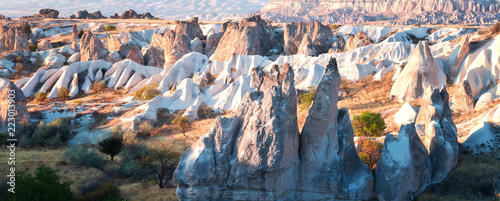 The Rock Formations of the Deser in Cappadocia Turkey