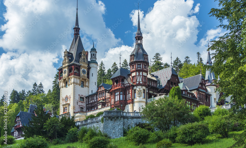 Peles Palace, former summer residence of the Kings of Romania Peles Palace, former summer residence of the Kings of Romania