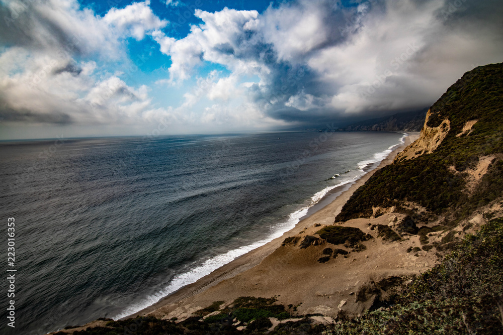 clouds over the sea