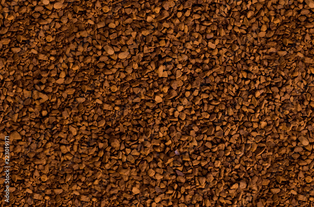 granules of instant coffee granules of instant coffee