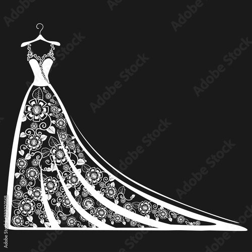Wedding dress silhouette