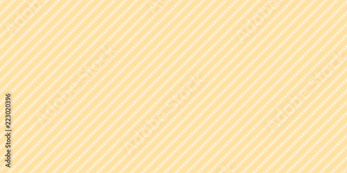 Lol doll vector background with stripes and polka dots. Cute light yellow backdrop for decoration girly party. Paper printable design. Beidge abstract pattern for kids invitation card template