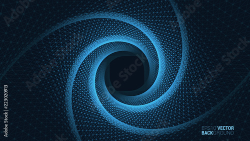 Vector wonderful swirling background