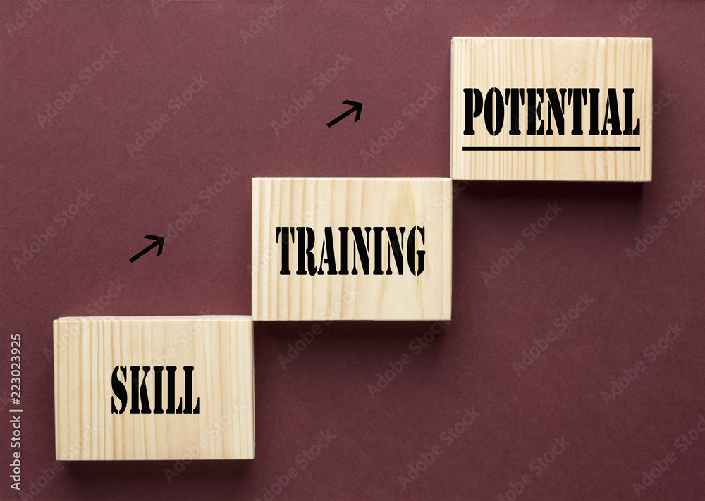 Obraz premium Skill Training Potential Concept