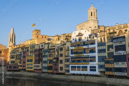 Catedral de Girona al fondo photo