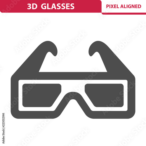 3D Glasses Icon