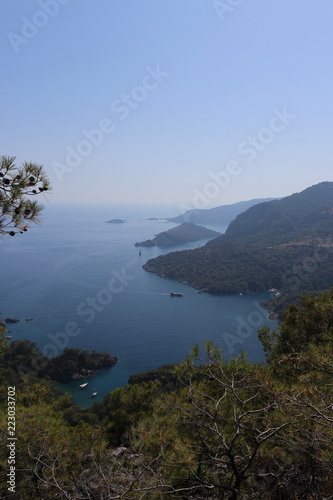 Region of Oludeniz, Turkey, summer 2018