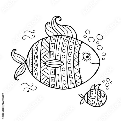 Ornate fish for your design