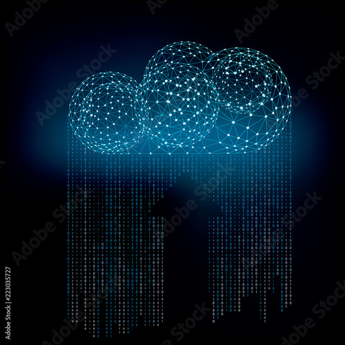 triangle sphere cloud