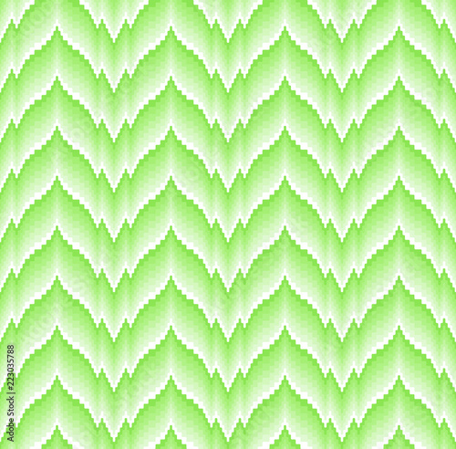 Seamless bargello pattern. Imitation of needlepoint embroidery. Flame motif. Swath is included. Good for New Year and Christmas cards background.