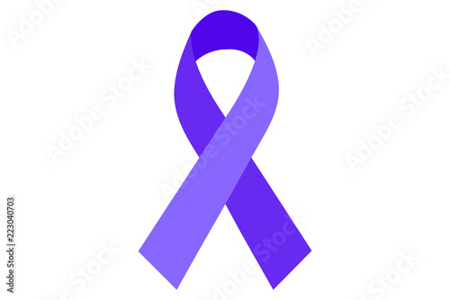 Lazo morado contra el alzheimer. 