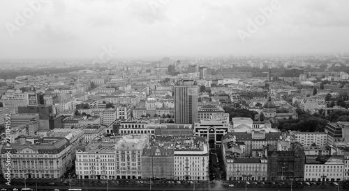 Warsaw, Poland from the Palace of Culture and Science