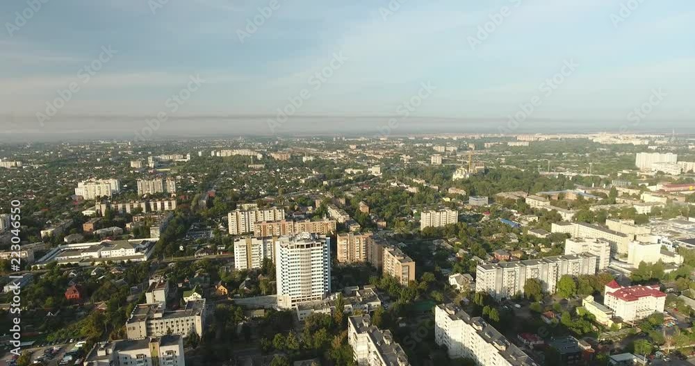 Panoramic View Of Cherkasy City In Ukraine Panoramic View Of Cherkasy City In Ukraine