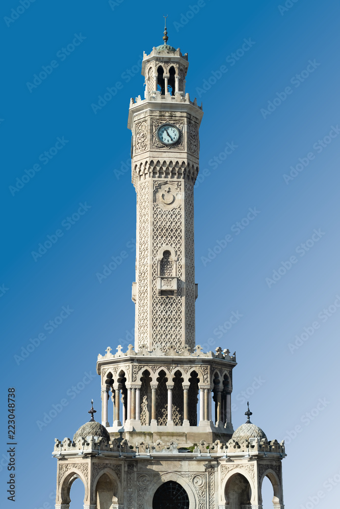 Konak,Izmir/Turkey. May 25,2018 Historical Clock Tower of Izmir,Turkey. 