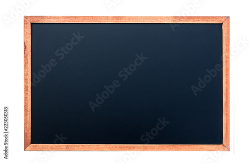 Empty chalkboard texture hang on the cement wall. double frame from blackboard and cement grunge wall. image for background, wallpaper and copy space. bill board wood frame for add text.