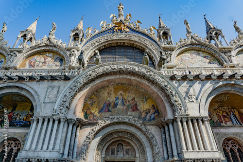 Basilica di San Marco (Saint Mark's Cathedral) at sunrise in Venice, Veneto, Italy