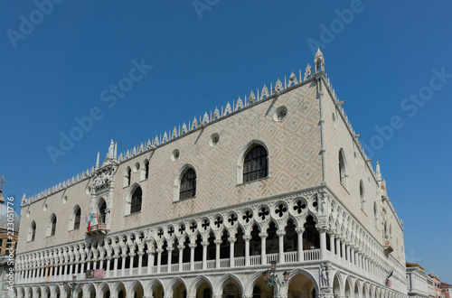 Doge's Palace (Palazzo Ducale) on San Marco square, Venice, Veneto, Italy © marcodotto