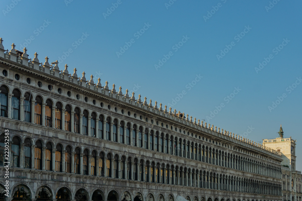 Palace on San Marco square, Venice, Veneto, Italy