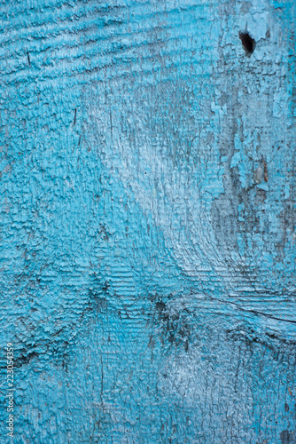 vintage blue wood background texture. Old painted board