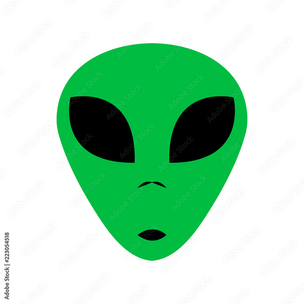 Funny Alien head creature from another world Funny Alien head creature from another world