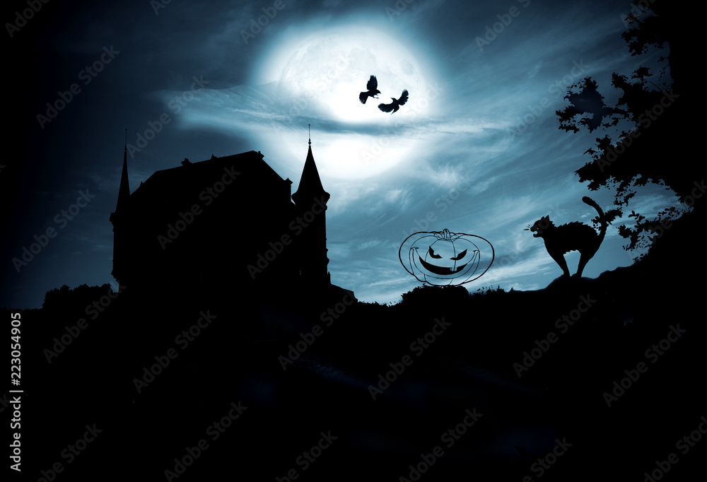 background and concept of halloween