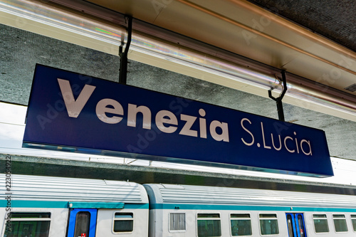 Venice St. Lucia Railway Station (Stazione di Venezia Santa Lucia), Veneto, Italy
