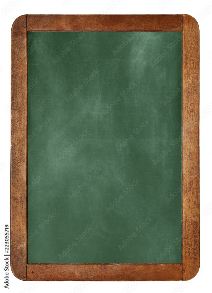 Empty green chalkboard texture hang on the white wall. double frame from  greenboard and white background. image for background, wallpaper and copy  space. bill board wood frame for add text. Stock Photo |