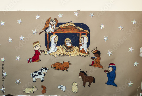 Nacimiento navideño mexicano