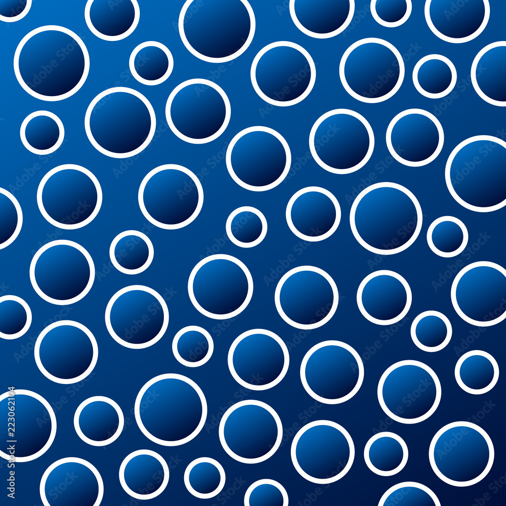 Dark blue circles background