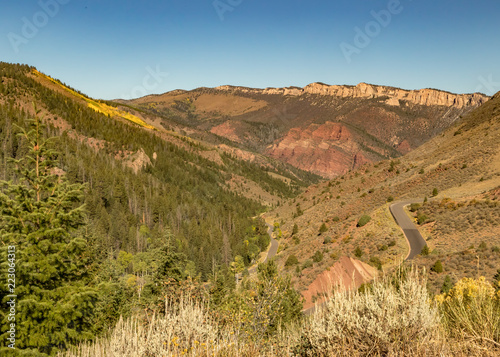 Sheep Creek Canyon upthrust