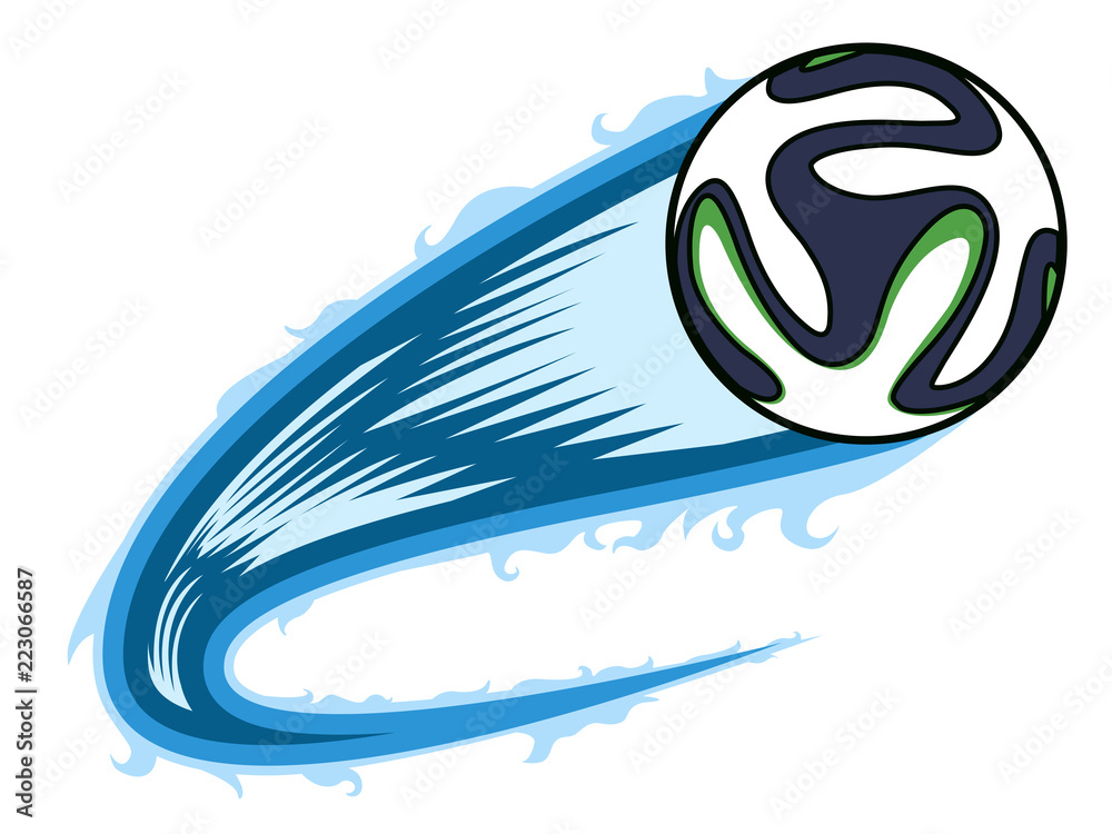 Soccer ball with an effect. Vector illustration design Soccer ball with an effect. Vector illustration design