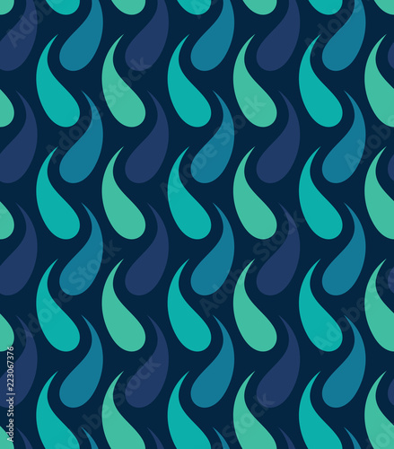 Vector seamless background with drops