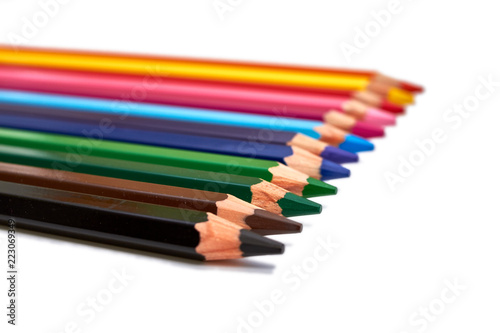 wood color pencils